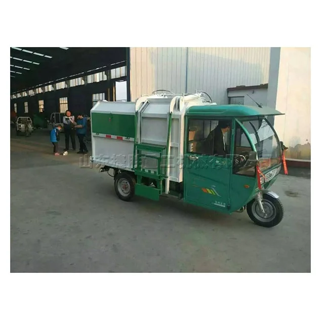 Export to Africa Urban road sanitation four-wheeled car sanitation High capacity garbage truck Diesel Electric