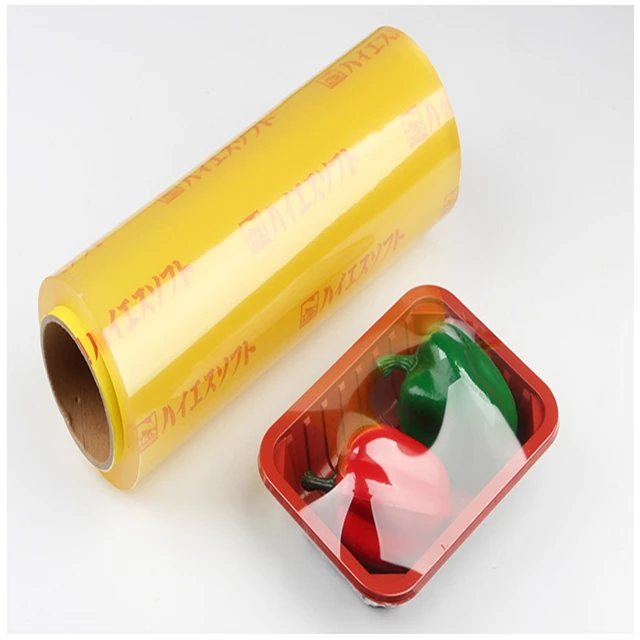 Hot Selling Food Grade Household Pvc Raw Material Cling Film For Hotel Restaurant