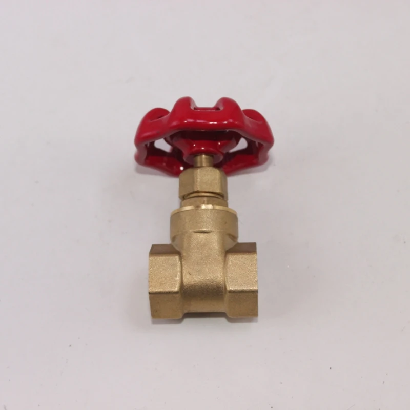 Cheap Brass 1/2 Inch Gate Valve  Light 145 Gram All Brass Part Italy Type Gate Valve for Home Use Wholesales