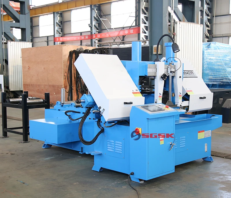 Double Column CNC Band Saw Machine GHS4250 for Metal Cutting