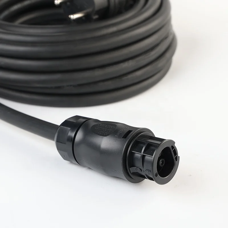 IP68 BC01 Female 3M Cable To IP44 Schuko Plug Rubber Wire 3G1.5mm2 Power Cord