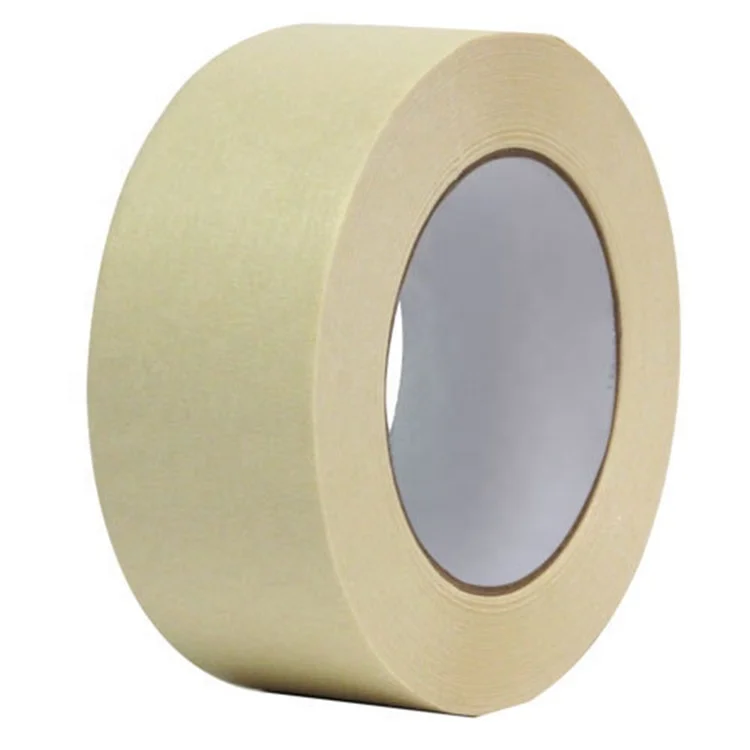 Factory Cheap Price  48mm 2inch Automotive Masking Tape Decorative Crepe Paper Masking Tape