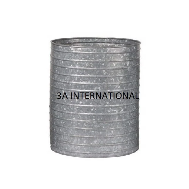  Желтая окрашенная джутовая веревка ручка большой блестящий горшок ведро стильный для посадки