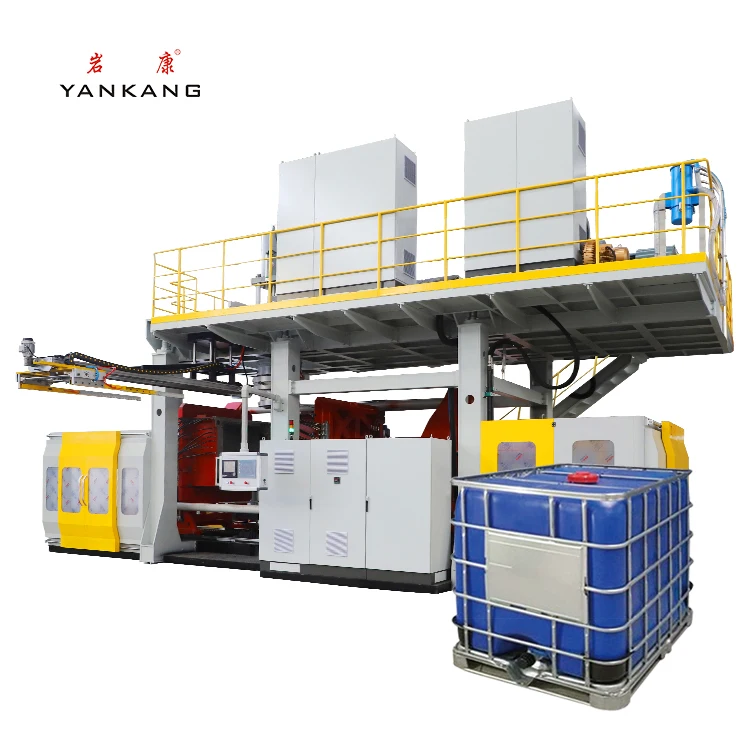Three Layers IBC tank barrel blow moulding machine for manufacturing plastic cube container