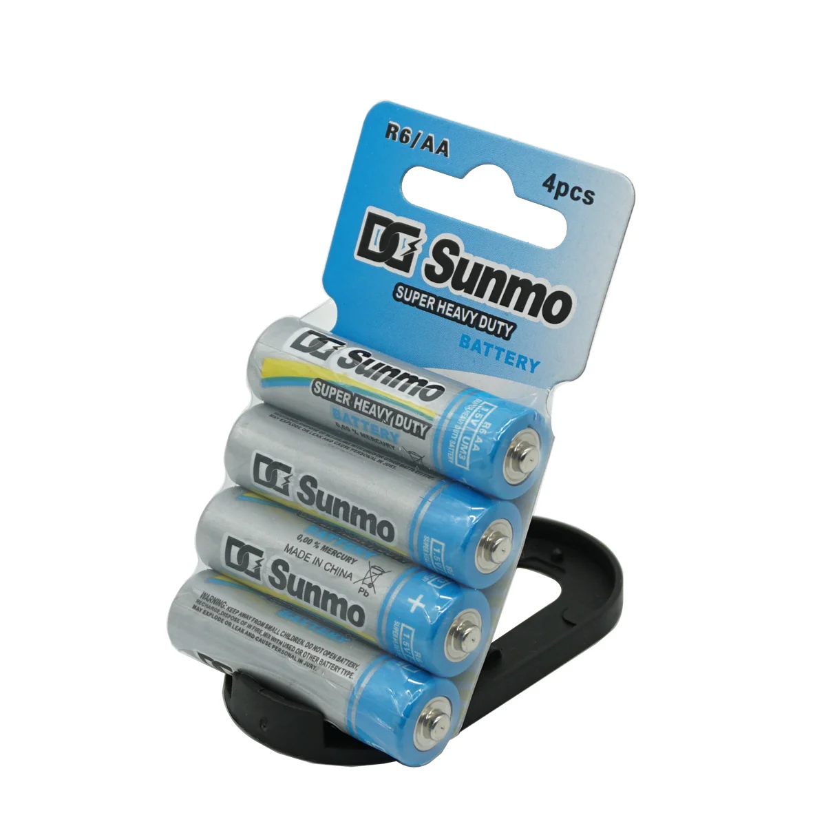 Dry Cell UM3 R6P Pack of AA Battery Support Wholesale Carbon Zinc Pile 1.5V PVC Metal OEM Service Blister Card / Shrink 2 Years