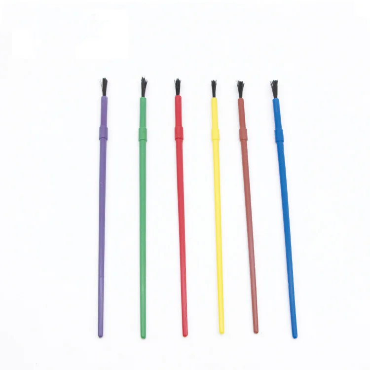 wholesale artist kids plastic oil painting brush set for beginner