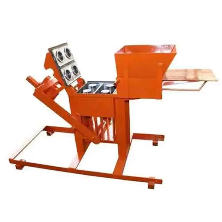2-40 manual hand press mud earth block making machine Small clay brick machine