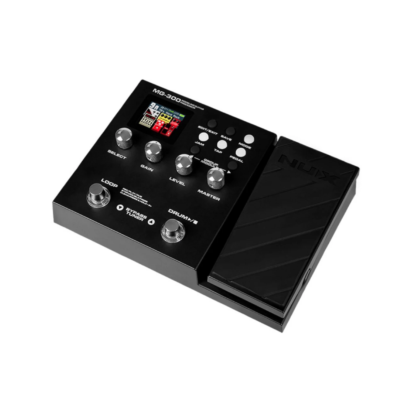 Nux MG-300/MG300/MG 300 modeling multi-effects pedals guitar processor electric guitar effects pedal multi effect for Metal Knob