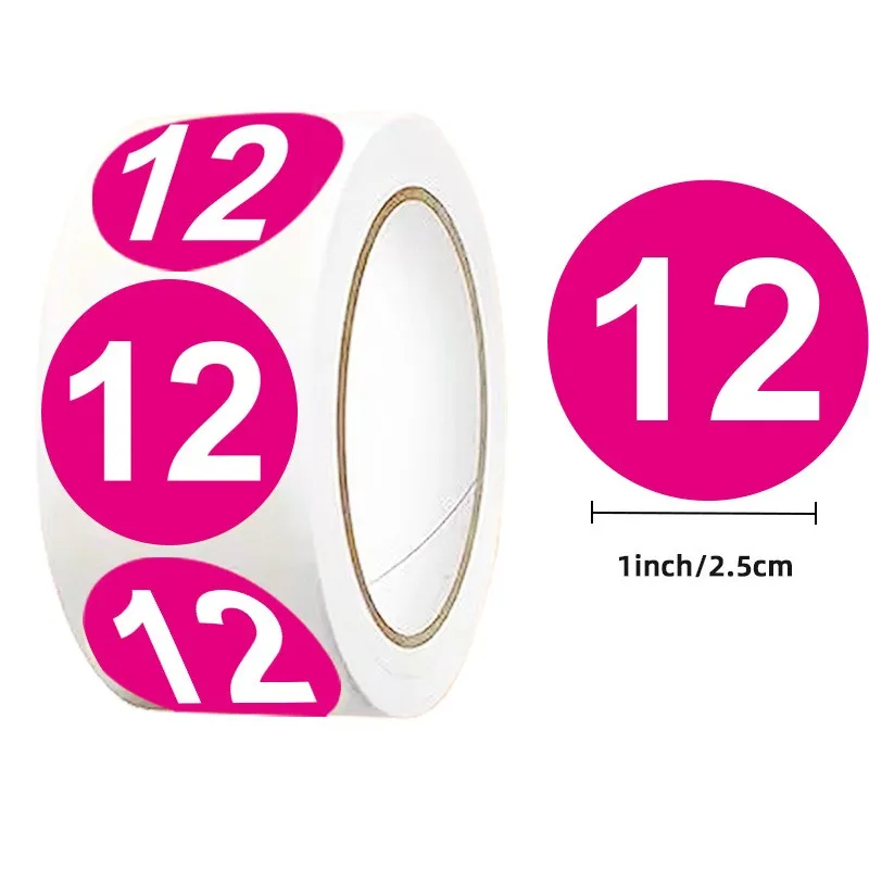 Round Digital Self-Adhesive Waterproof Label Sticker Custom Industrial Package Labels for Beverage Bottles