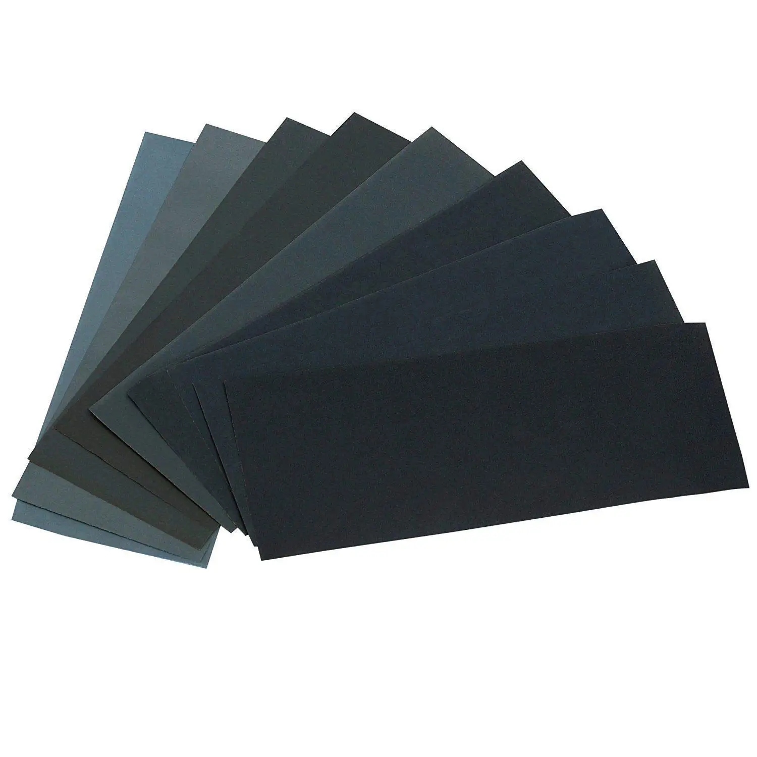 Hot Selling 24 pcs set Premium Quality Silicon Carbide Waterproof Abrasive Paper Mesh Sanding Sheet