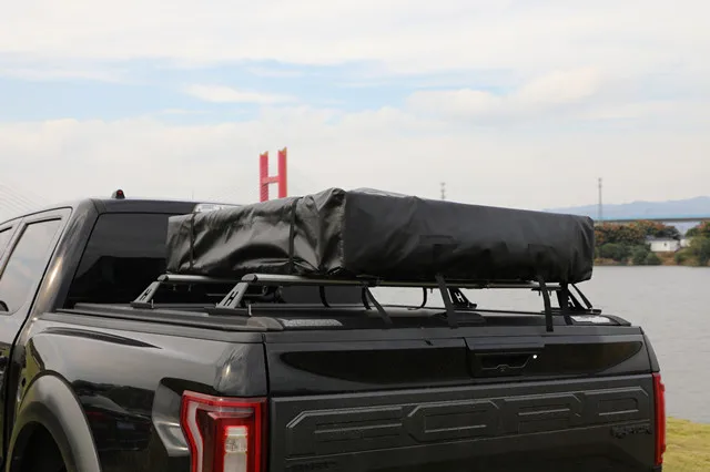 OEM Polycotton Foldable Roof Top Tent Outdoor Quality Soft Shell Waterproof Camping  Rooftop Tent
