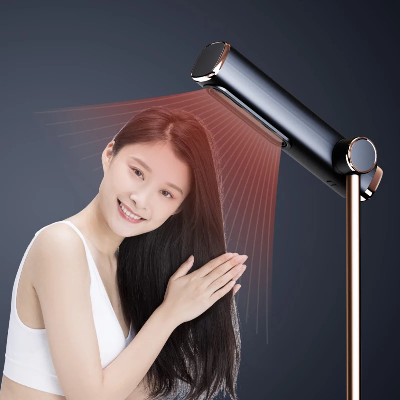 Professional Home Hair Dryer Stand Adjustment Temperature Folding Hair Drier Modern Design Vertical Hair Dryer