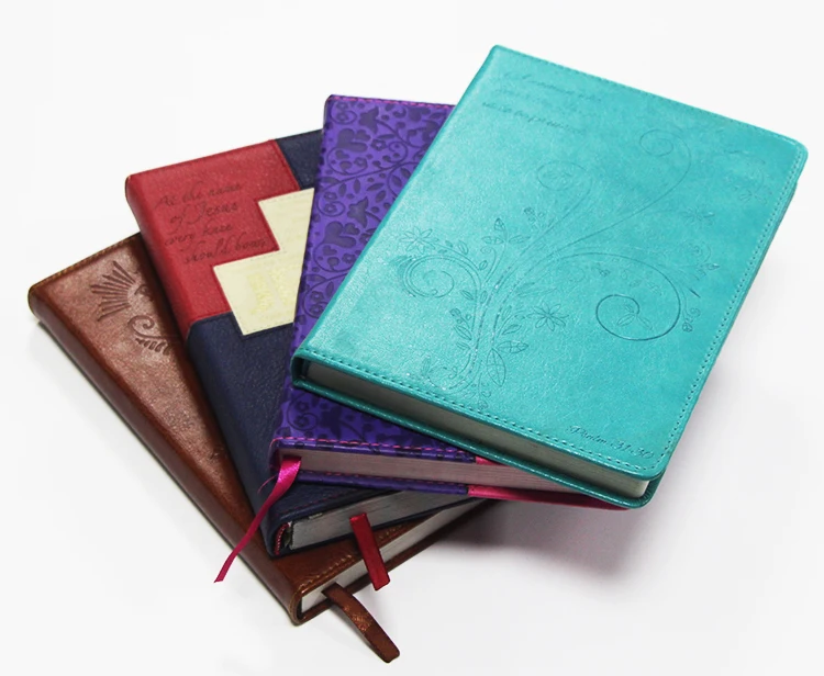 
business custom pu leather paperback A5 magazine notepad customized creative diary notebook 