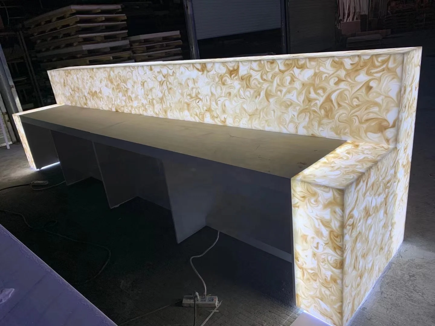 Translucent  onyx translucent artificial stone faux alabaster sheets