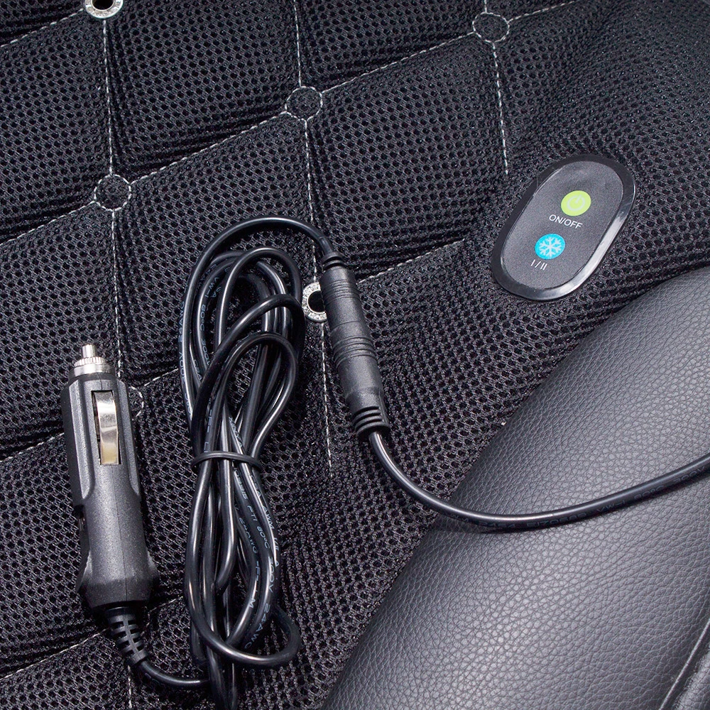 Top auto cushion manufacturer wholesale best cooling car seat cover  new auto car chair type cooling seat cushion