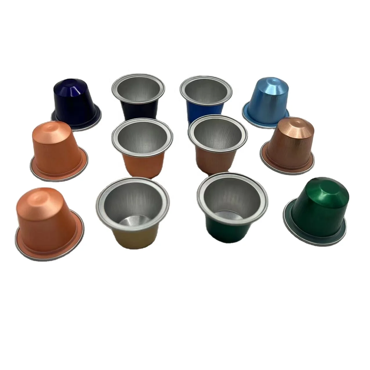 High quality coffee capsules compatible with aluminum colored coffee capsules Beef powder/tea/coffee powder