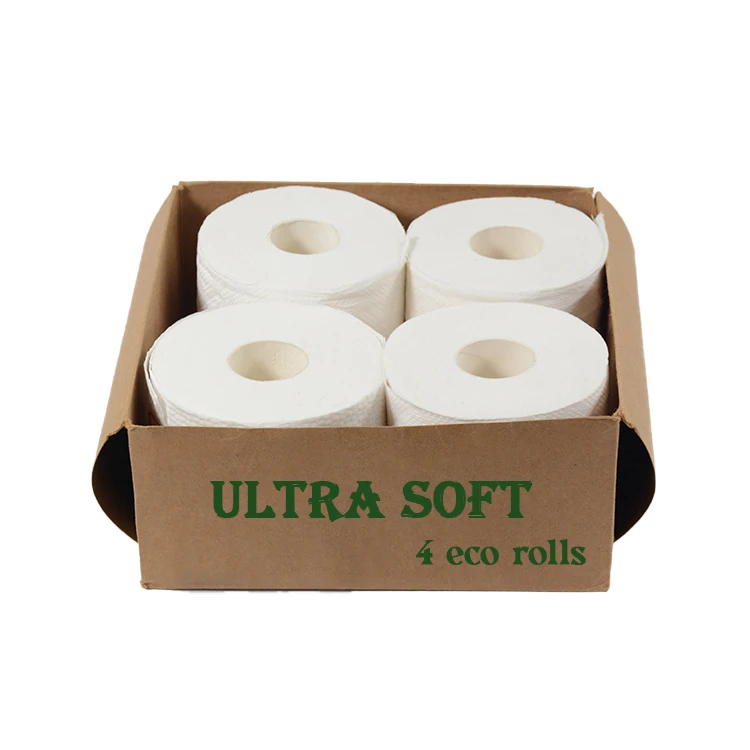 Factory Price toilet tissue paper rolls bamboo paper tissue roll