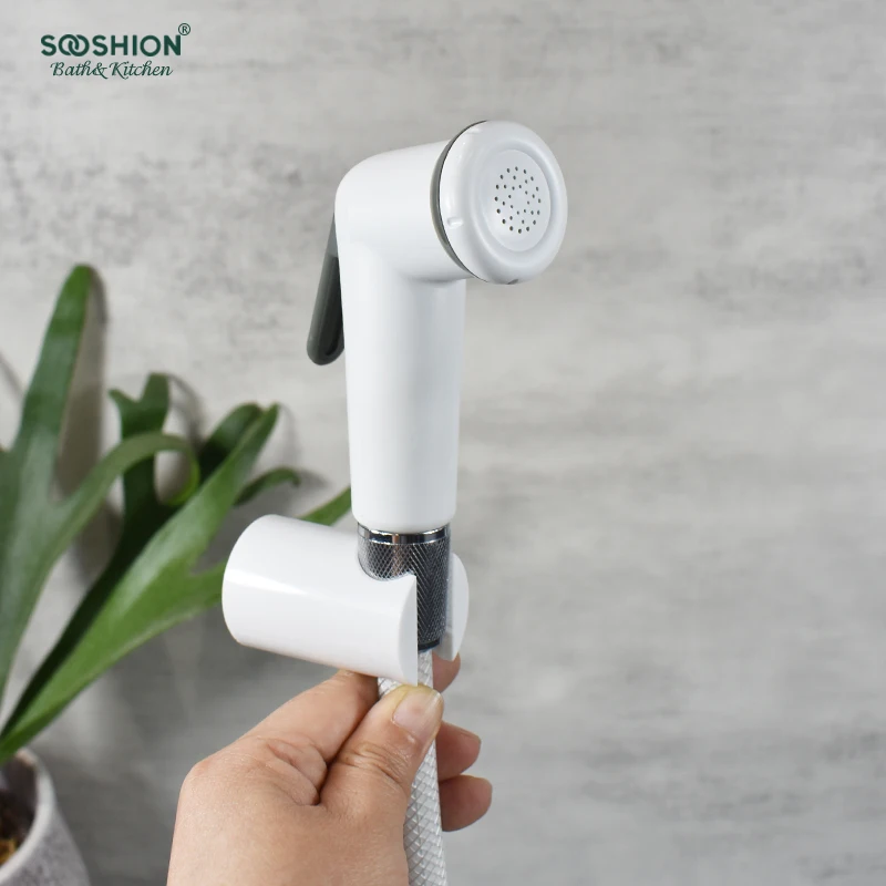 Modern handheld bathroom attachment shattaf set wall mounted ABS plastic portable toilet bidet sprayer