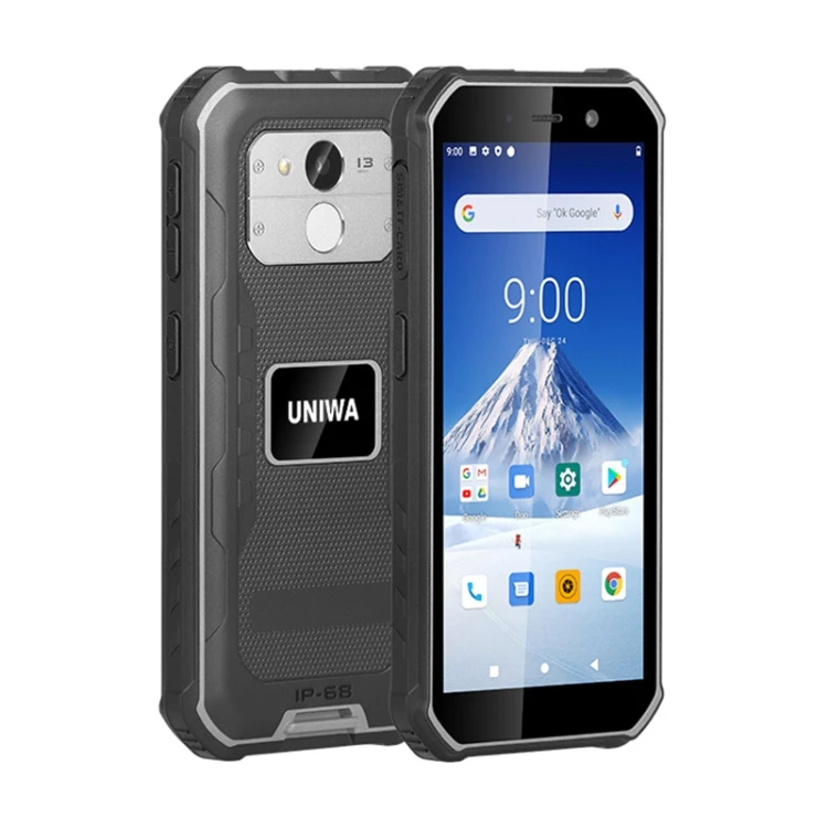 New 5.5 inch Android 10.0  UNIWA F963 Rugged Phone 3GB+32GB Quad Core up to 1.25GHz Mobile Phone