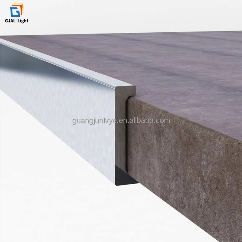 Aluminium Profile Shape Edge Inside Wall Corner Strip Ceramic Wall Tile Trim
