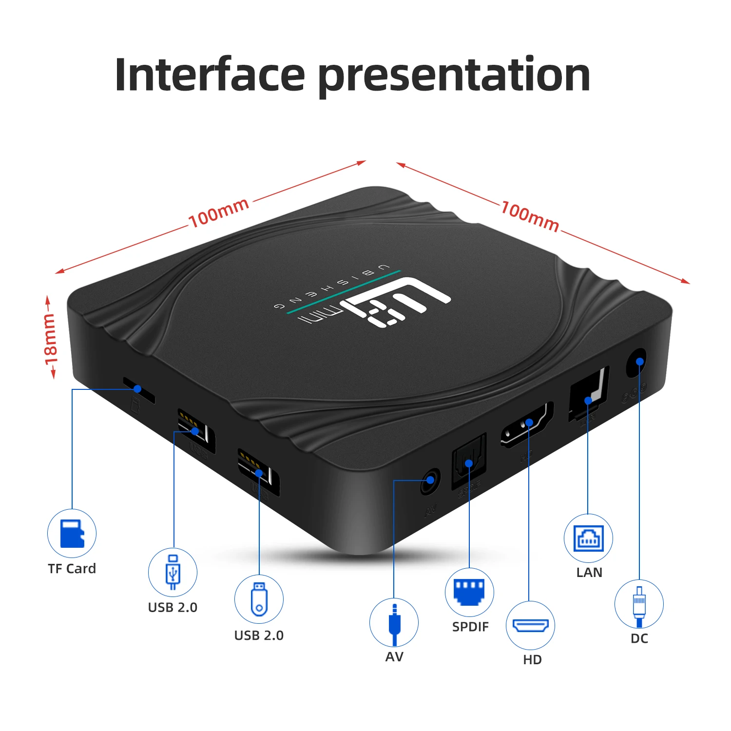 Телевизионная приставка rk3228a iptv с поддержкой Интернета телевизионная android 9 0 4k smart roku по заводской цене