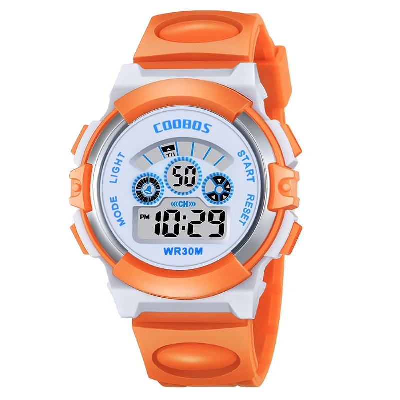 Kids Watches Boys Coobos Brand Kids Sport Watches Waterproof Digital Wristwatch Clock Children Digital Watch For Boys Girls