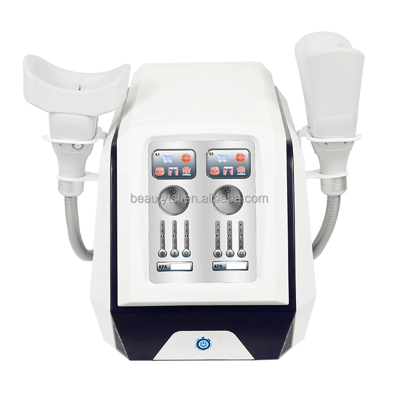 Dual applicators 360 silicon cooling sculpt lipo freeze cold cryolipolyse fat removal body slimming cryolipolysis machine