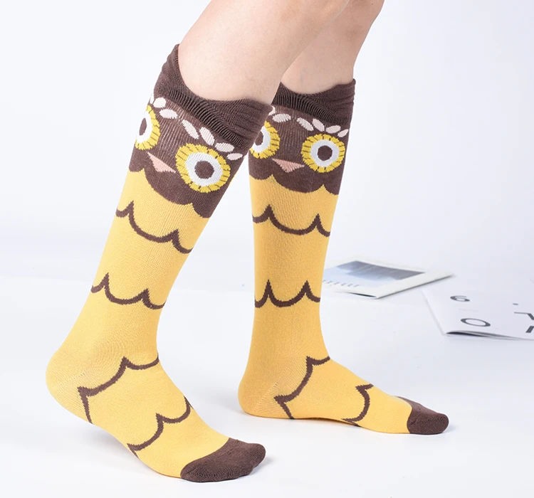 
Wholesale Custom Design Children Cute Kids Socks 100% Cotton White Girl School Teen Boy Socks Jacquard Kids Cartoon Crew Sock 