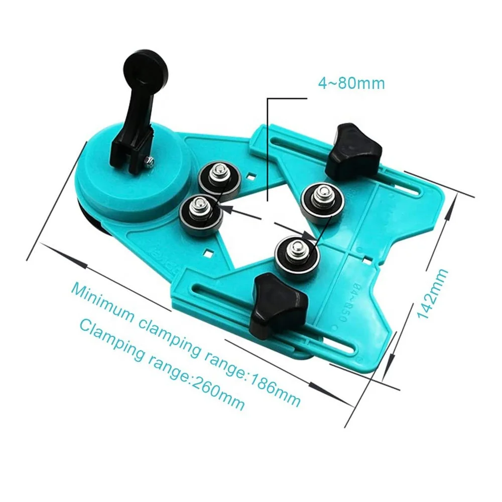 2022 High quality Ultra Low Quantity Universal Rail with Suction Cup for Porcelain Drills and Hole Knives