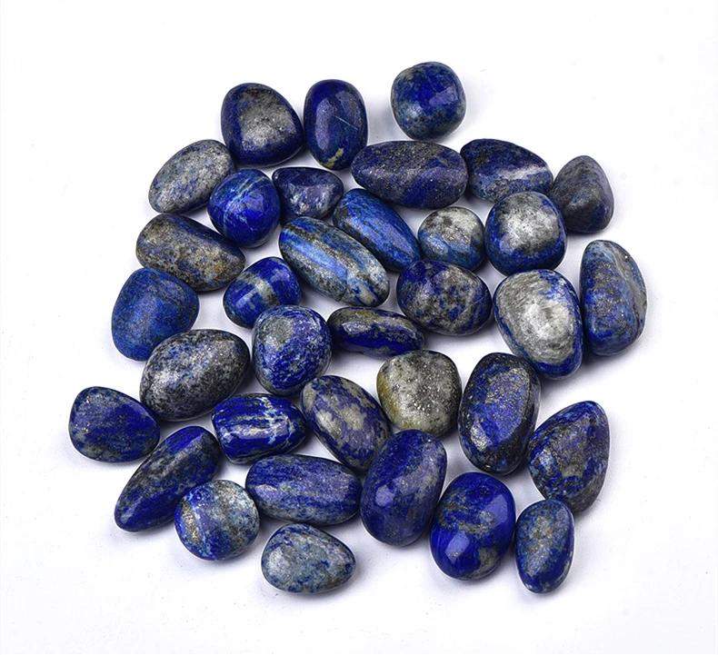 All Size Egg Shape Polished Natural  Lapis Lazuli Gravel Tumbled Amulet fragrance Stones for Decoration DIY Scented Stone