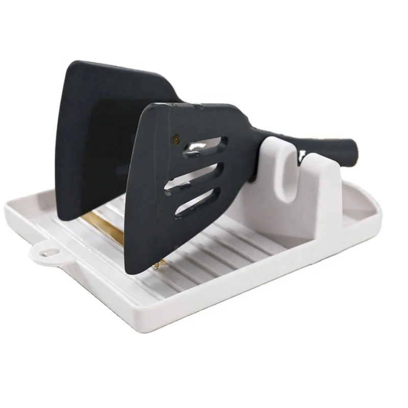 
Multi-functional Kitchen Spoon Holders Fork Spatula Rack Shelf Plastic Chopsticks Holder Non-slip Kitchen Utensil 