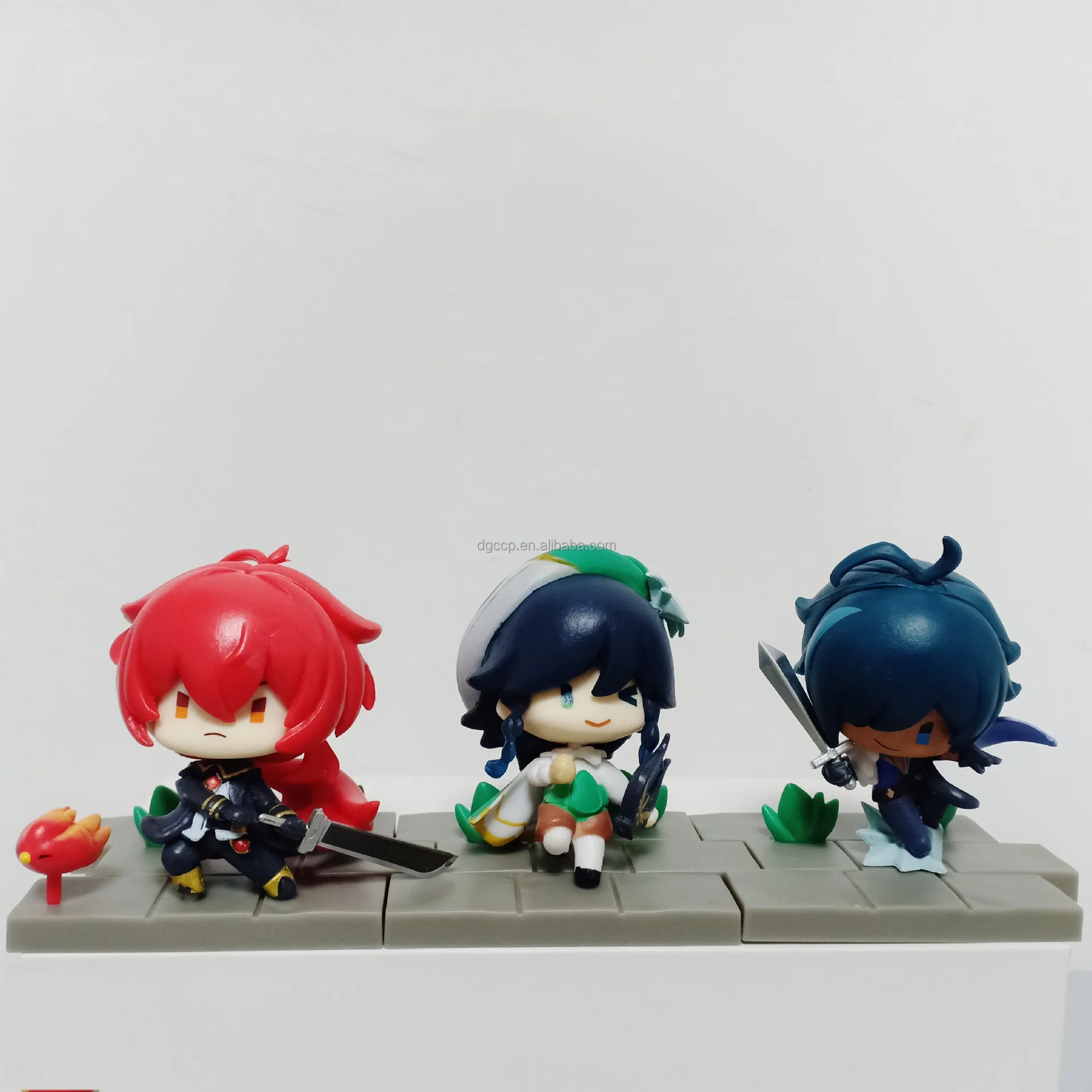 6.5-7CM 6pcs/set Cute Design Genshin Impact figure Cartoon Game Character Toy Doll figure toy for decoration