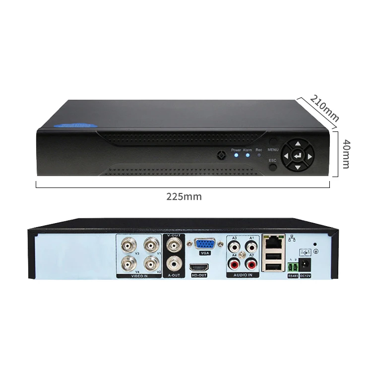 Новые продукты 2MP Ahd камеры с 4CH HD DVR для PTZ камер видеонаблюдения дешевая цена 1080P CCTV camera