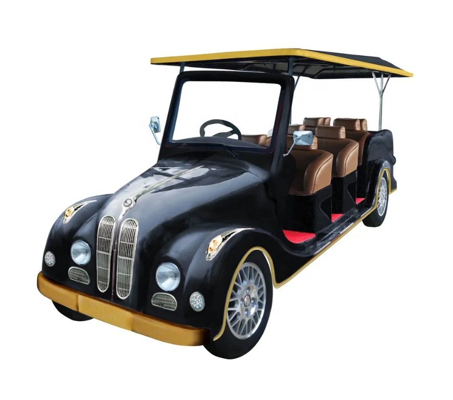 Hot Sales in Stock Electric Vintage Classic Car 72v 4000W New Energy Retro Car