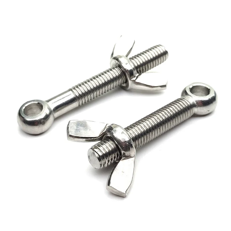 High-Strength DIN444 Eye Bolt A2-70 A4-80 Stainless Steel Rod End Bolts