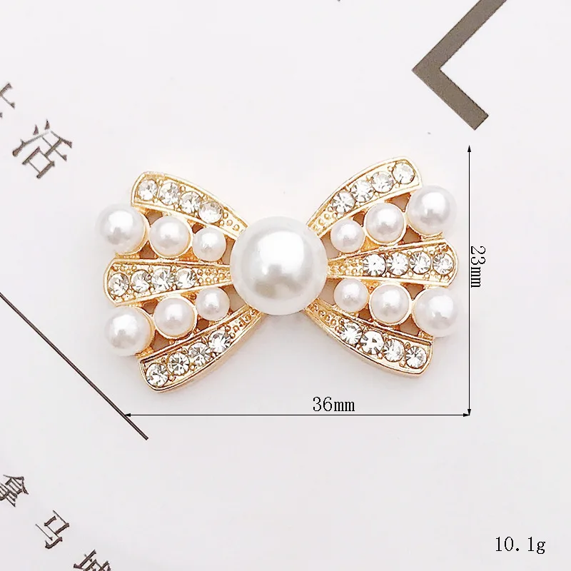 Creative Pearl Bow DIY Phone Case Jewelry Accessories personalized Full Diamond fancy jewelry charm Ribbon Phone Case Material