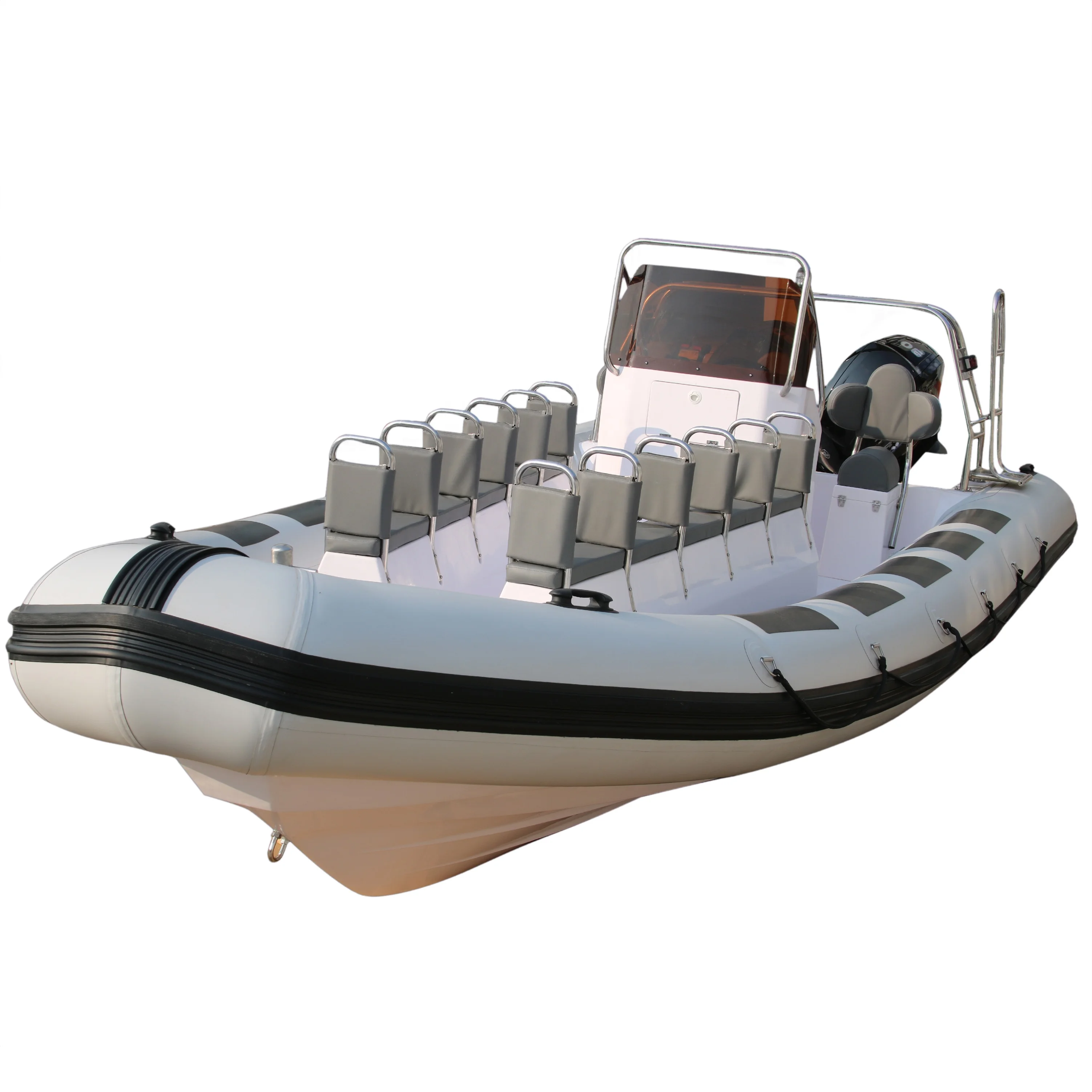 Goboat RIB700B 7.0M 23FT Goethe Factory Direct Sale 20ft  Center Console FRP Inflatable Fishing Boat For Sale RIB700B