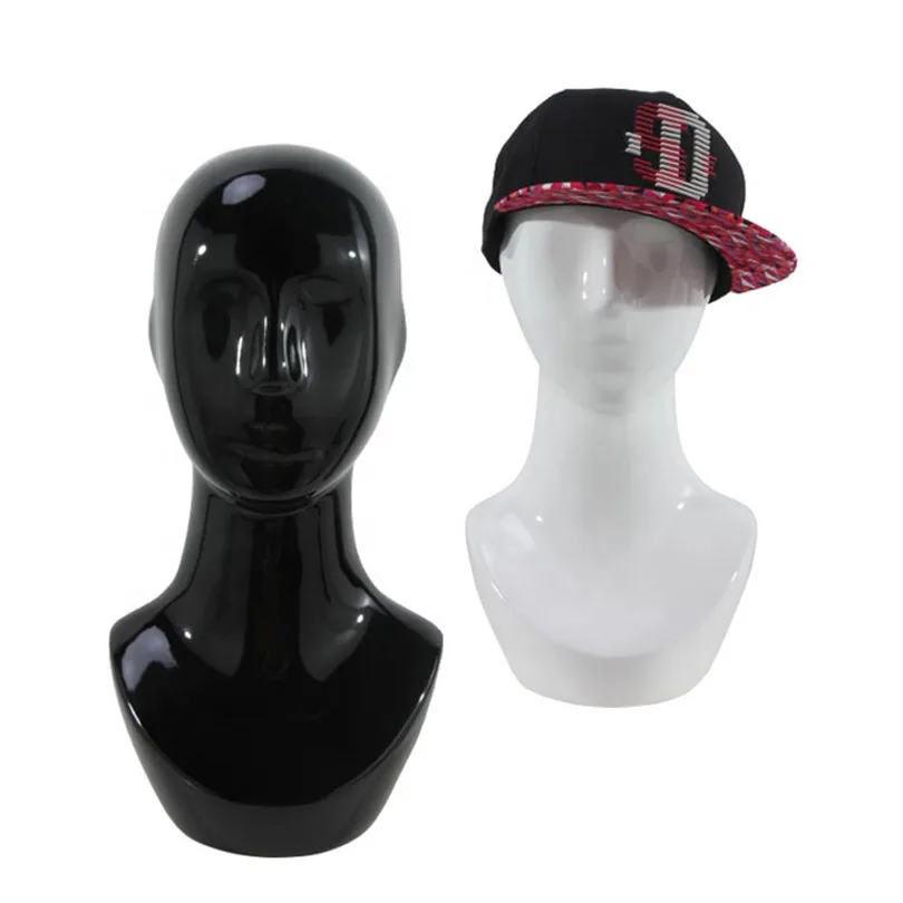 Newest White Fiberglass Kid Child Egg Mannequin Heads for Hat Display