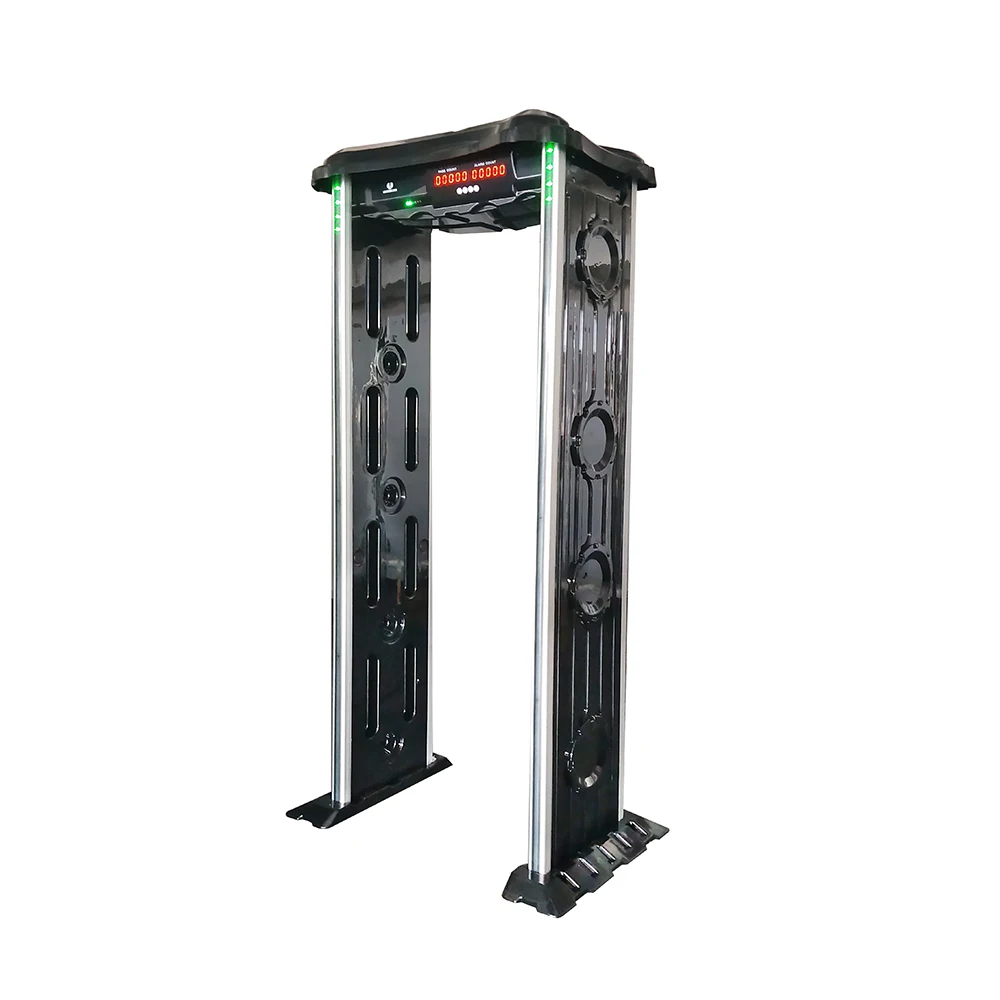 Заводская цена, проходной металлоискатель с датчиком температуры для отелей 6 18 зон