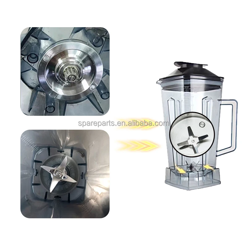 Factory 6 Fins Blender Cutting Knife Assembly Blender Parts Fits SUS304 Blender for Wall Breakers Blades Juicer Blade Parts