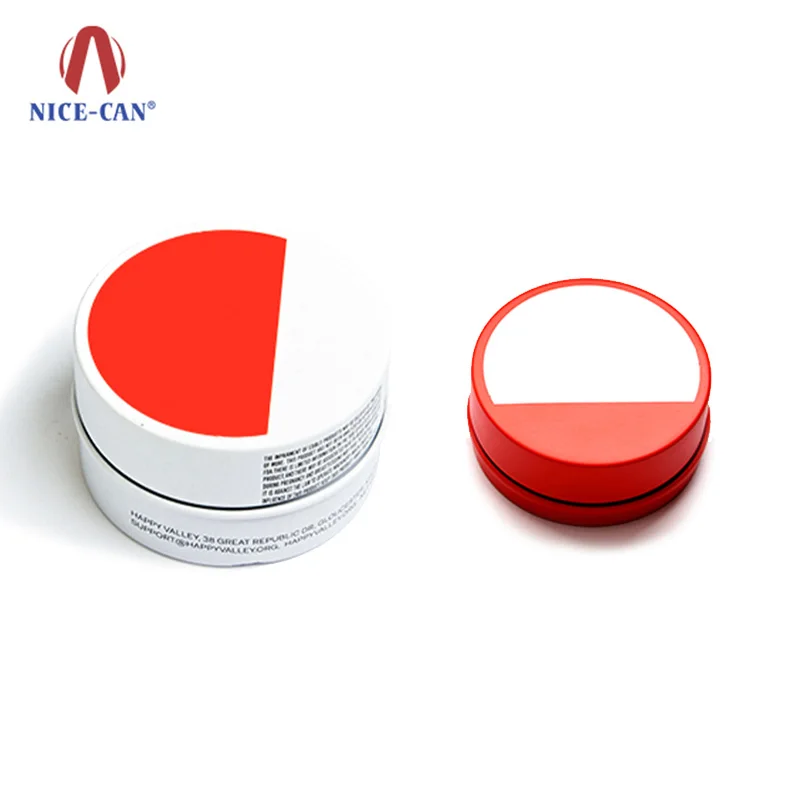 Round Childproof box round cbd tins can for cbd packaging
