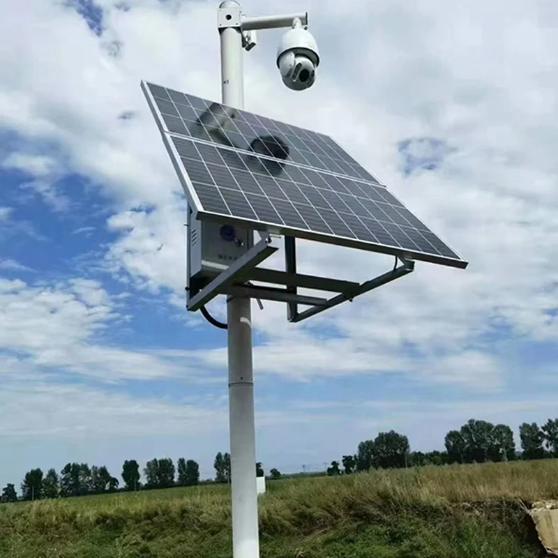 Высокоэффективные Pv модули солнечной панели комплект PWM 120ah литиевая батарея система мониторинга для камеры наружного видеонаблюдения