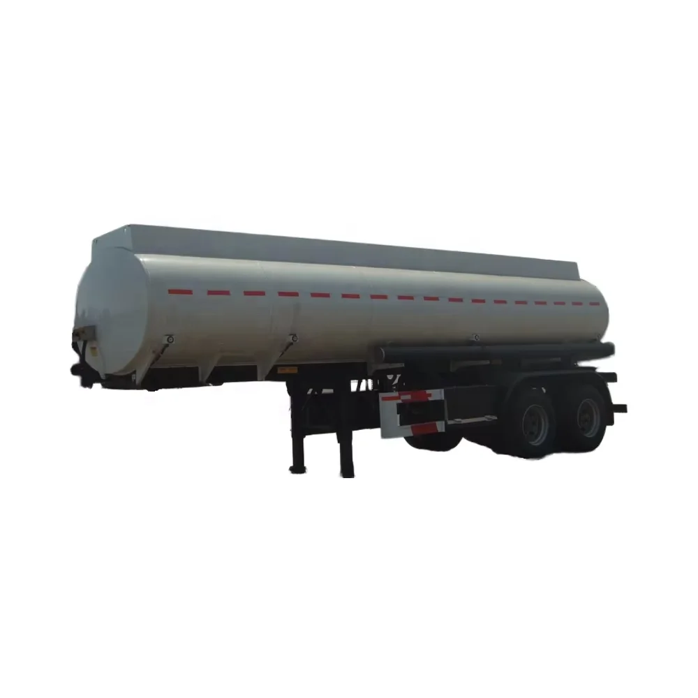 Factory Direct 20CBM 30CBM Middle Steel Fuel Tank Semi-Trailer with Two Axles Quality Steel Material Good Price