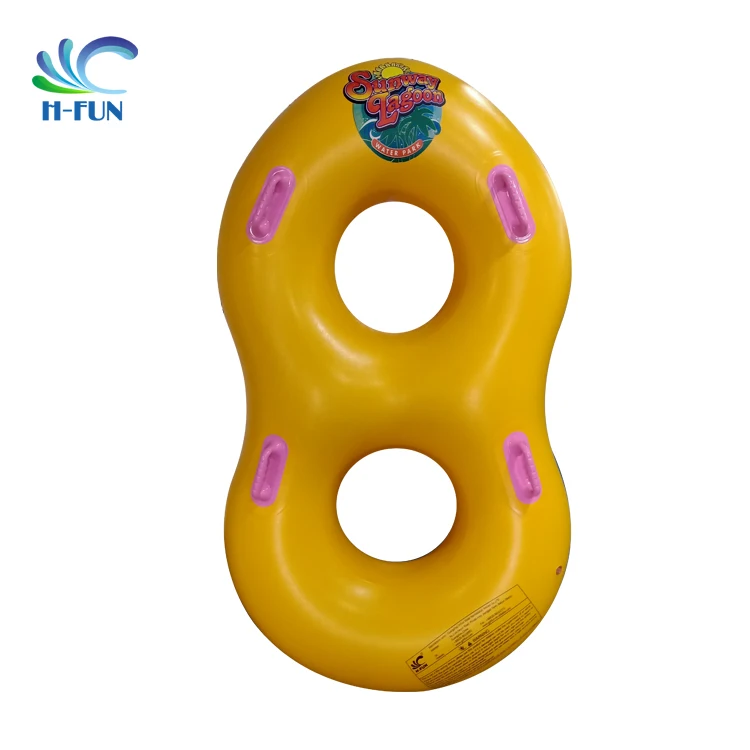Durable Slide Tube Water Park Inflatable Outdoor Swimming Pool Float Double