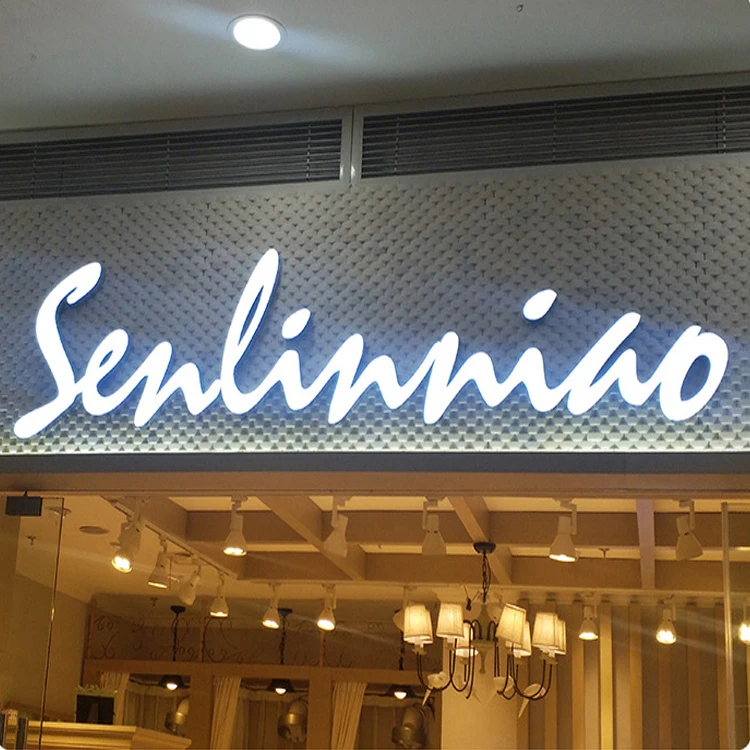 Outdoor Custom 3D Logo Office Indoor Business Sign Board Interior Signage Design Company 3D Letter Signage Channel Letter