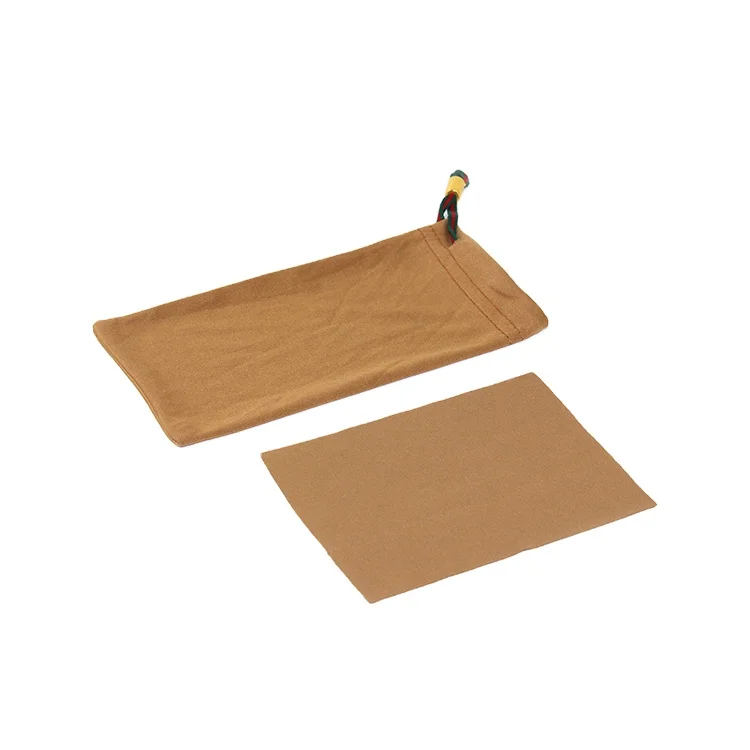 Shinetai 100% Polyester Microfiber Eyeglass Drawstring Pouch Glasses Storage Bag