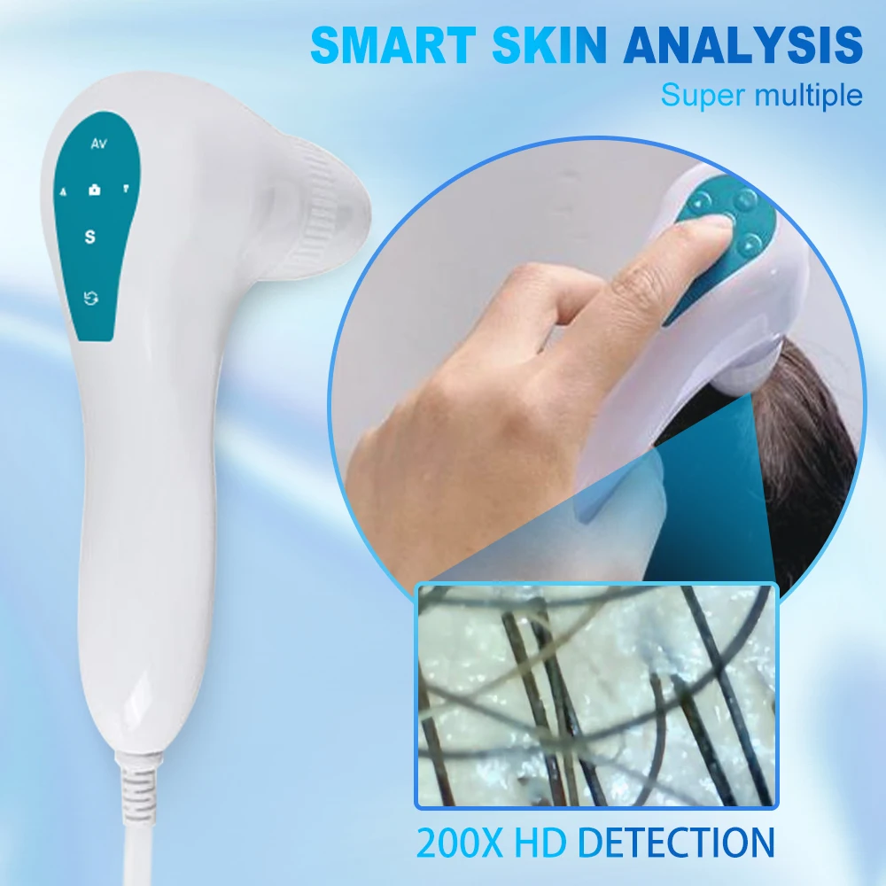 Professional hair and scalp treatment machine red light scalp massager brush for hair growth products