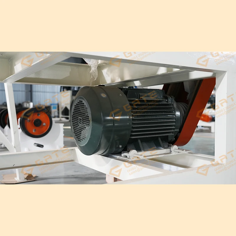 GATE Hot Sale Paddle Mixers Twin Concrete Double Shaft Molasses Feed Mixer For Cattle Farm