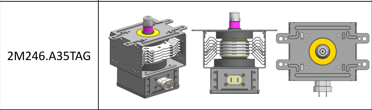 New and original LG 2m246-35tag commercial microwave oven magnetron industrial air-cooled 1 kw magnetron