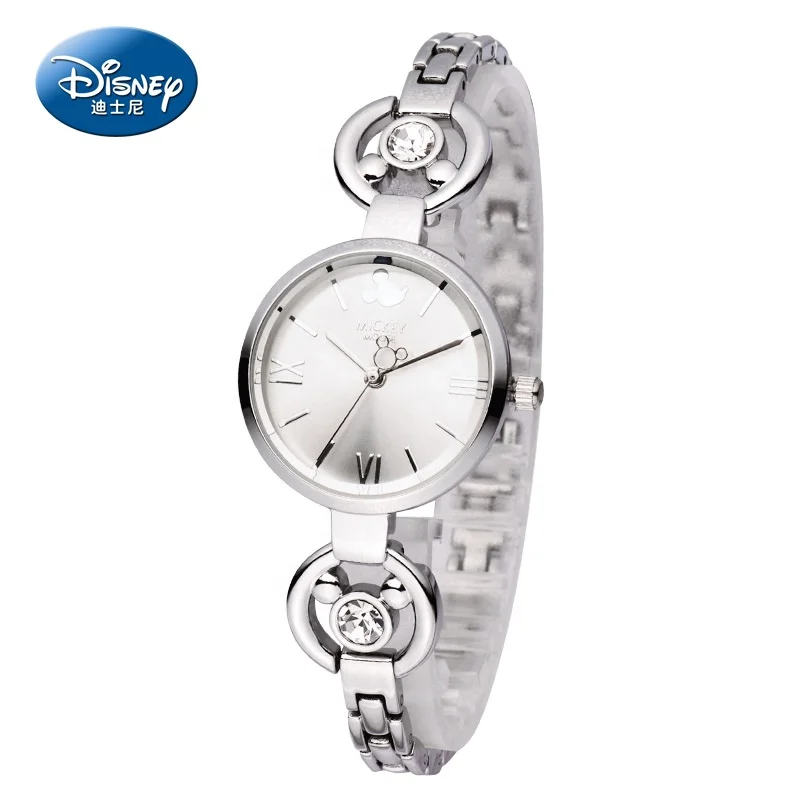 Комплект браслетов из цинкового сплава, женские часы, женские часы из нержавеющей стали на задней цепочке с пользовательским брендом